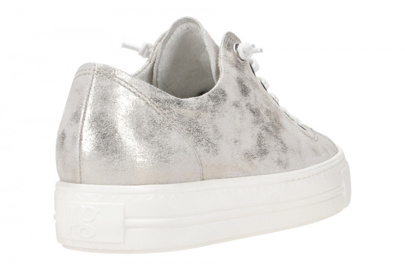 Paul Green Sneaker Schuhe grau metallic 4081