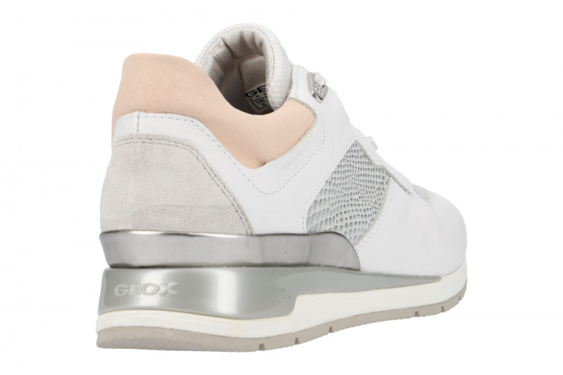 Geox Schuhe Shahira weiß grau D62N1B