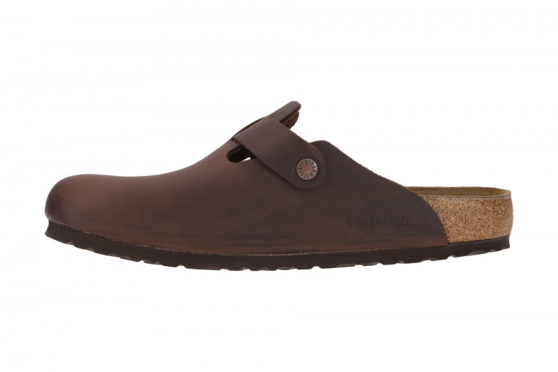 Birkenstock Boston BS Pantolette braun habana Unisex 860131
