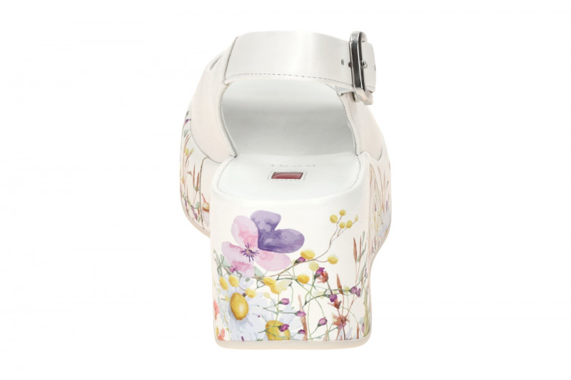 Högl LouLou Plateau Sandalette weiß bunt Wedges 2519