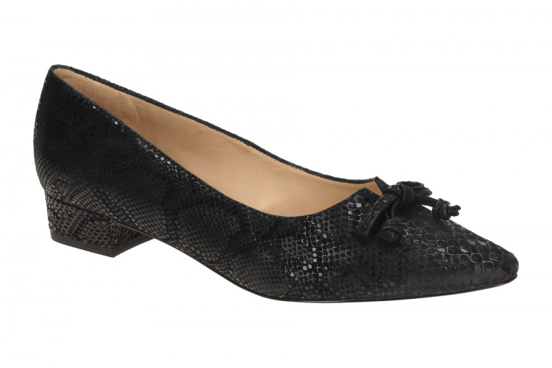 Peter Kaiser Pumps schwarz Snake schimmernd 72241