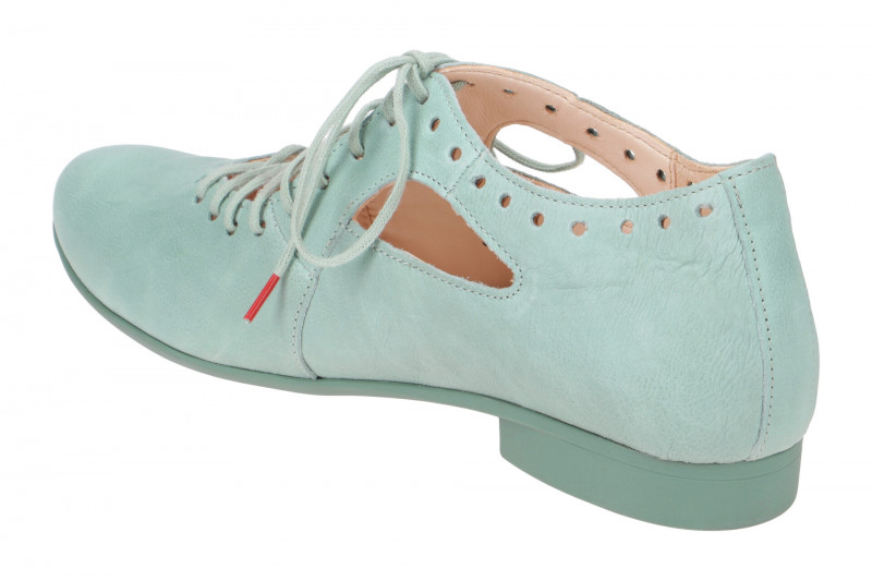 Think Guad Schnür Schuhe grün gelocht 565