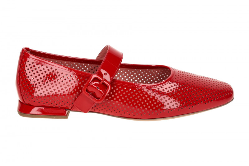 Högl Dolly Ballerina rot Lack gelocht 0964