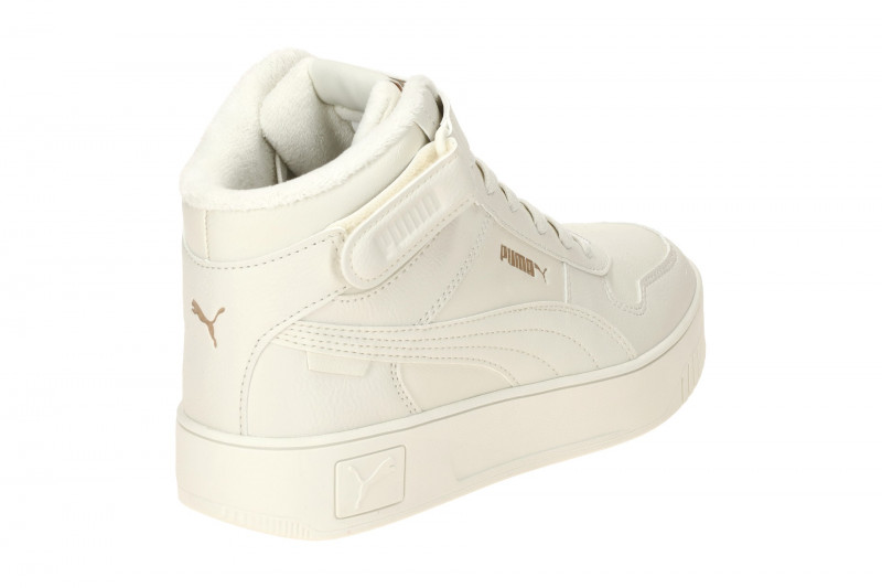 Puma Carina Street WTR Mid Sneaker creme-weiß Damen Sport 398050