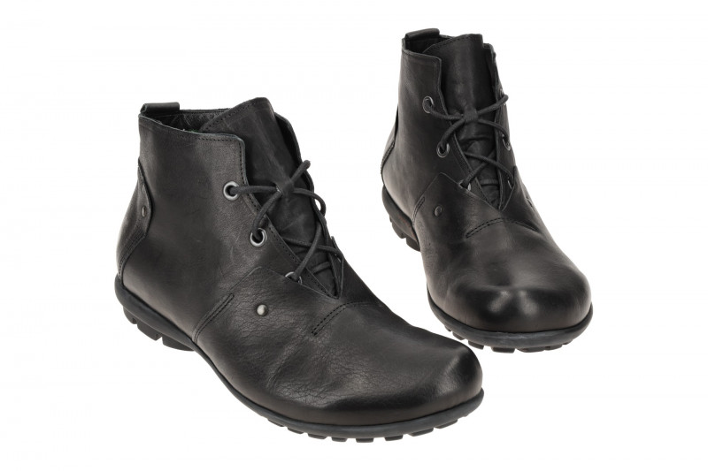 Think Kong Stiefelette schwarz Nappa Lammfell