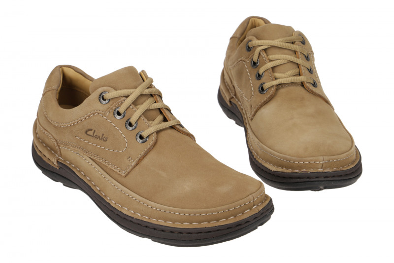 Clarks Nature 3 Schuhe beige sand