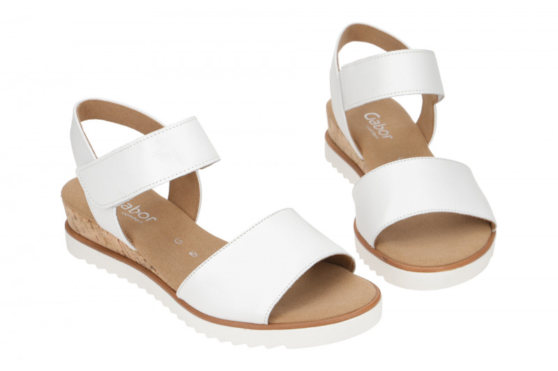 Gabor Genua Sandale weiß Glattleder 82.750.50