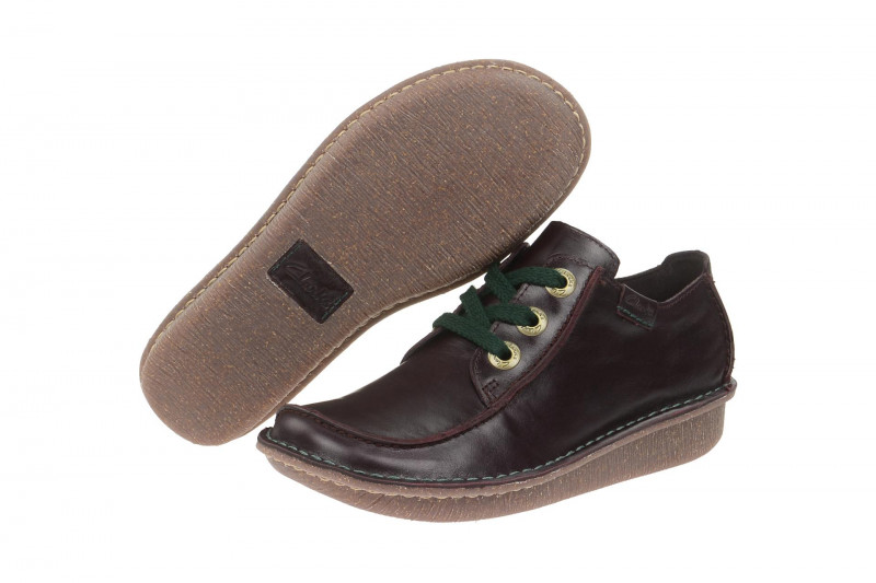Clarks Komfort Schuhe Funny Dream lila