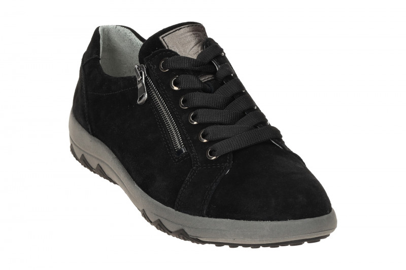 Waldläufer Teresa Schuhe schwarz H-Weite Velour 961001