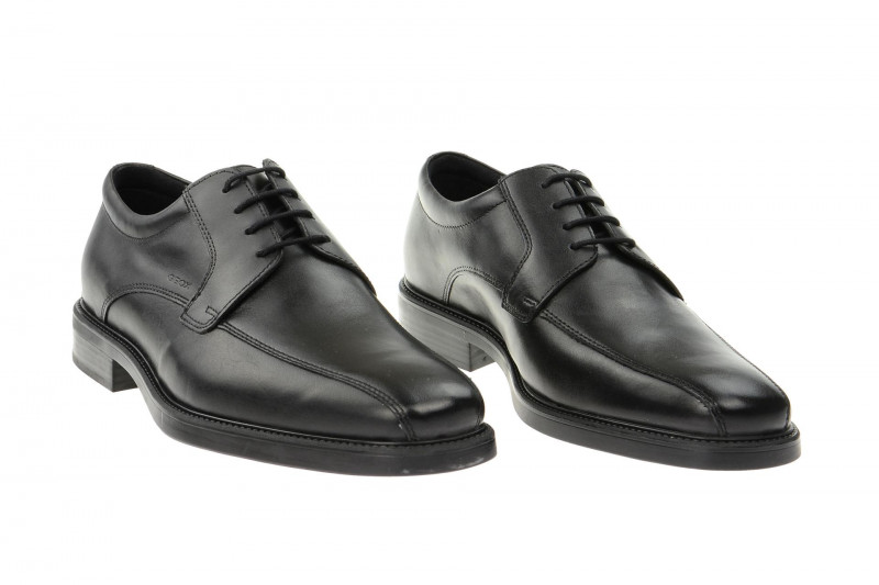 Geox Respira Londra Herrenschuhe elegant in schwarz