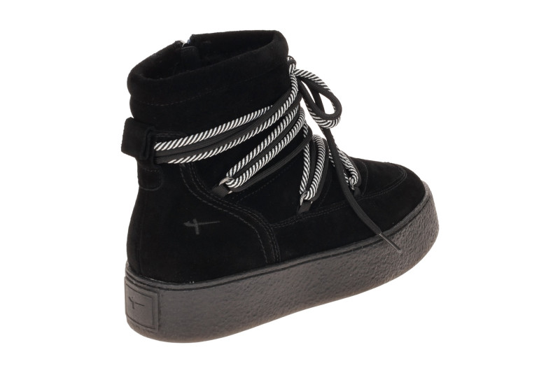 Tamaris Winter Stiefelette Plateau Boots schwarz Velour 26803