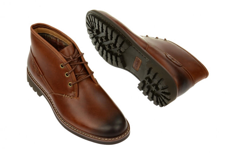 Clarks Montacute Duke Stiefelette braun