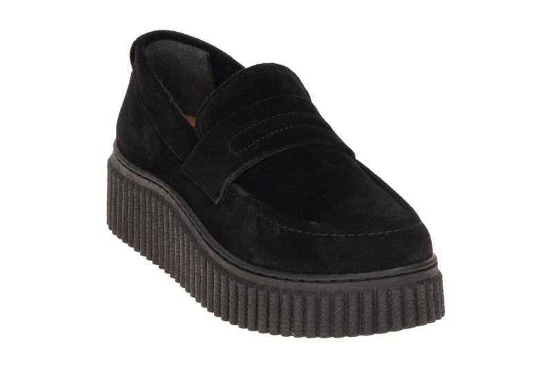 Marc O´Polo Bianca Schuhe Slipper schwarz Plateau Loafer 15271