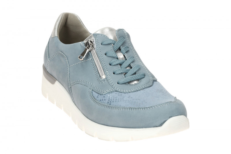 Waldläufer Ramona Schuhe blau sky K-Weite OrthoTritt 626K02