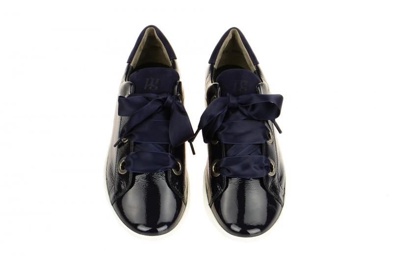 Paul Green Sneaker Schuhe blau Lack 4539