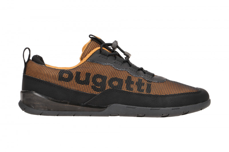 bugatti Moresby Schuhe Slipper gelb schwarz