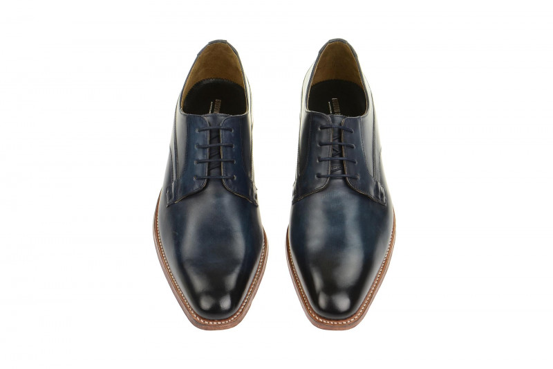 Gordon & Bros Schuhe Milan blau GoodYear Welted 5098