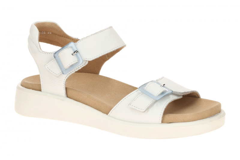 ara Madeira Sandale weiß H-Weite Klett 12-21402