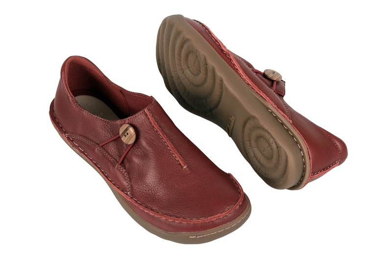Clarks Faze Girl in rot Damen Slipper 20351543