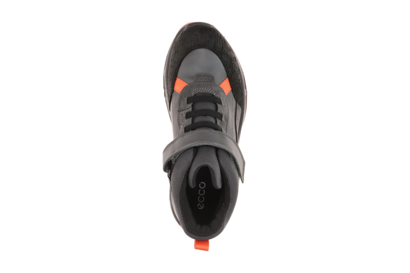 Ecco Receptor Teen Schuhe Mid Cut grau orange Waterproof 724753