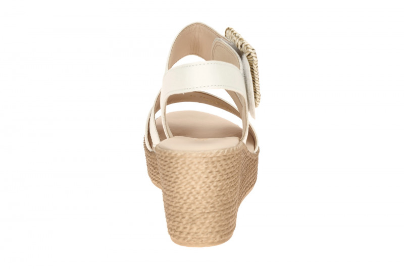 Gabor Wedges Keil Sandale weiß Nappa 84.771.20