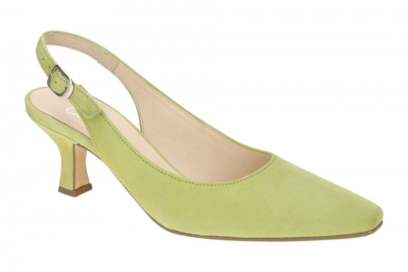Gabor Sling Pumps grün limette Velour 41.510.11