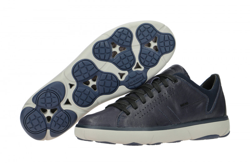 Geox Nebula Y Schnür Schuhe blau grau U948FA