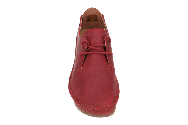 Clarks Janey Mae Schuhe rot Fettleder 26166819