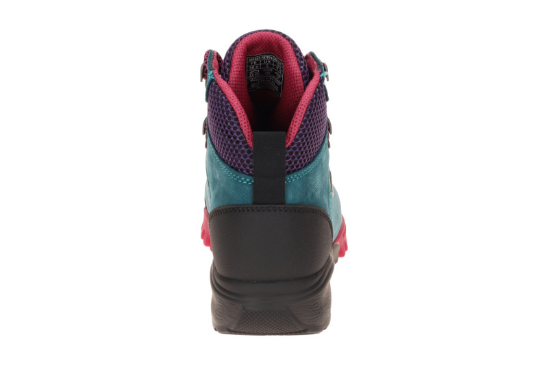 Waldläufer Amiata Stiefelette blau lila H-Weite wasserdicht