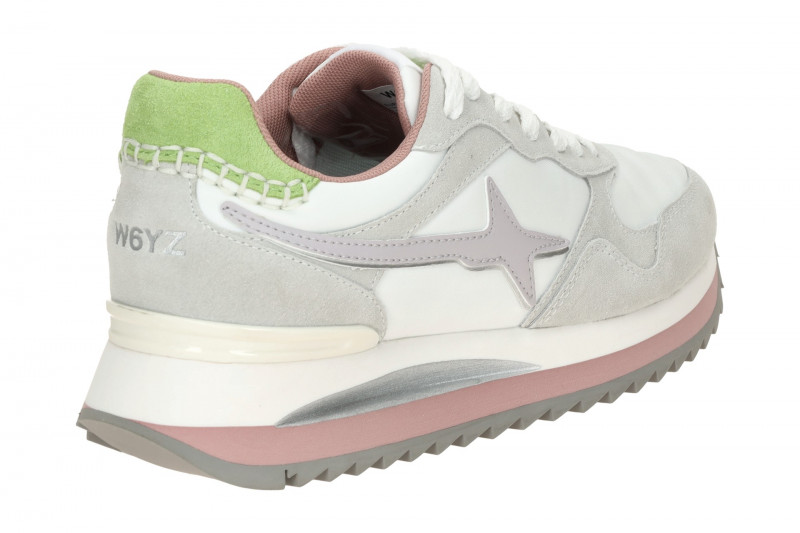 W6YZ Yak Sneakers Schuhe weiß grau Damen