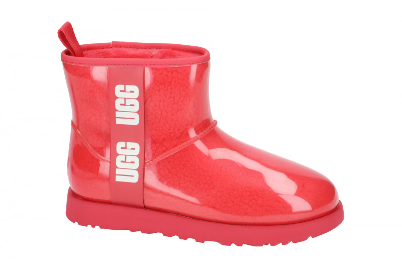 UGG Classic Clear Mini Stiefel pink hibiskus