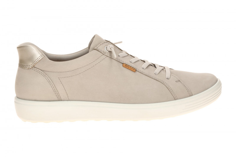 Ecco Soft 7 Schuhe Slipper grau Easy Slip Gummizug 490583