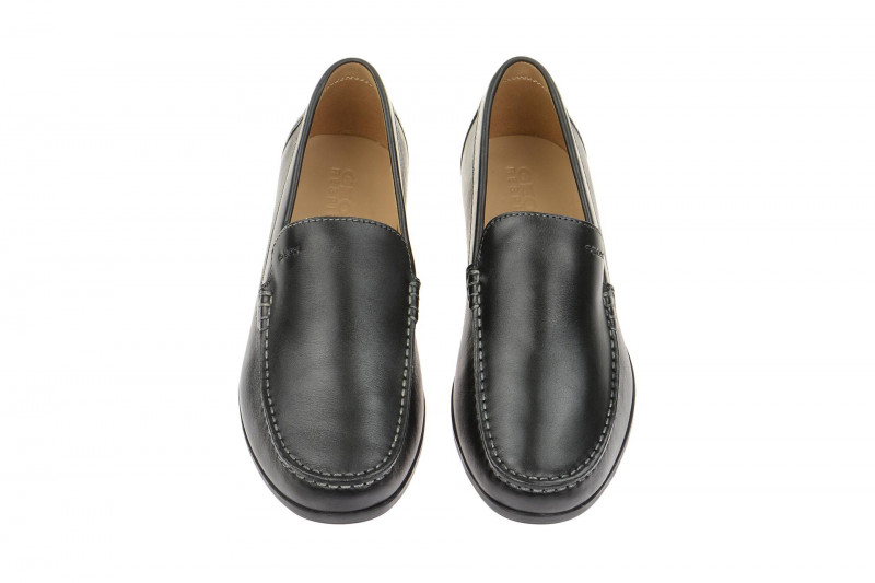 Geox Siron Schuhe Mokassin schwarz