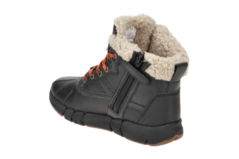 Geox Flexyper Winter Kinder Stiefel schwarz Warmfutter J269XE