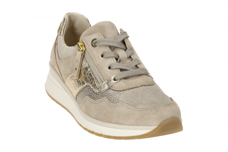 Gabor comfort Sneaker Schuhe beige gold K-Weite 66.306.62