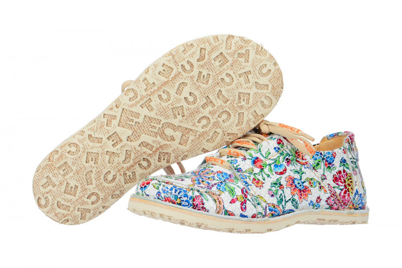 Eject Schnür Schuhe weiß Blümchen Sony3Deal