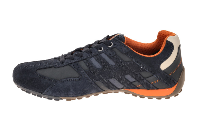 Geox Snake Schuhe Sneakers blau orange U4207K