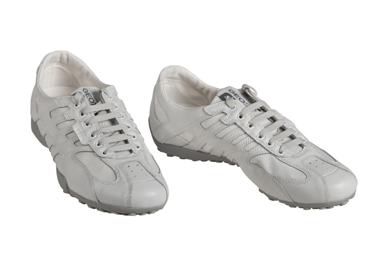 Geox Respira Schuhe Snake L weiß Sneakers