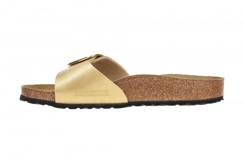Birkenstock Madrid Big Buckle Pantolette gold Schmal 1021374