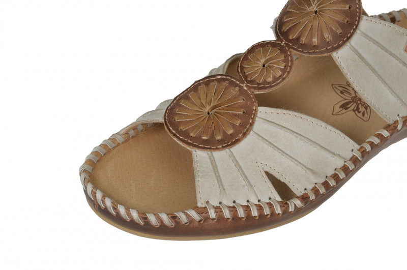 Pikolinos Vallerta Pantolette grau braun 655-9468