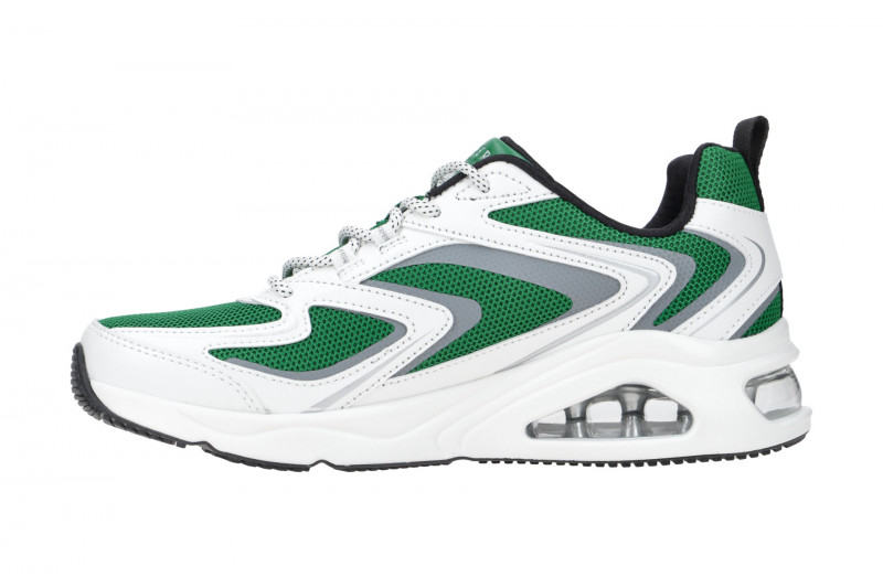 Skechers UNO Schuhe weiß grün Damen Sneakers 177424