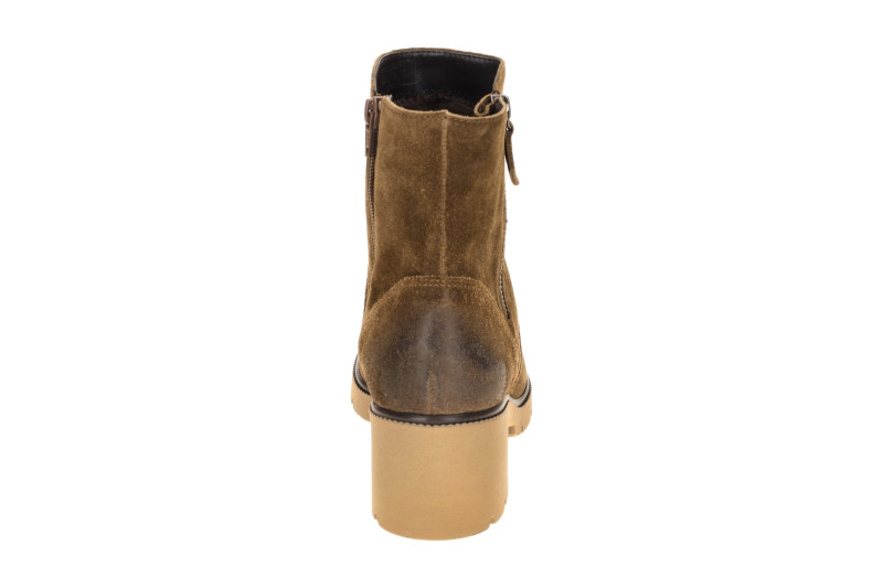 Gabor Stiefelette Ankle Boots braun Velour H-Weite 8064.03.004