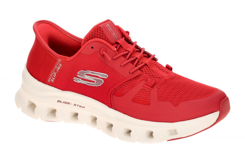 Skechers Glide Step Schuhe rot Damen SLIP INS 150420