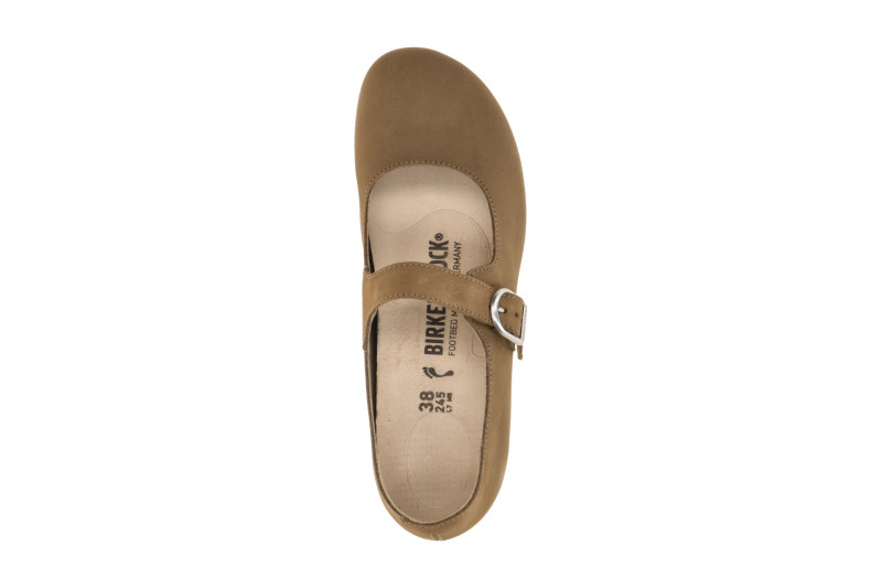 Birkenstock Santa Clarita Schuhe Mary-Jane braun tea SCHMAL 1031613