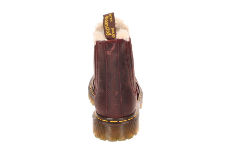 Dr. Martens 2976 Leonore Stiefel Chelsea-Boot rot Warmfutter