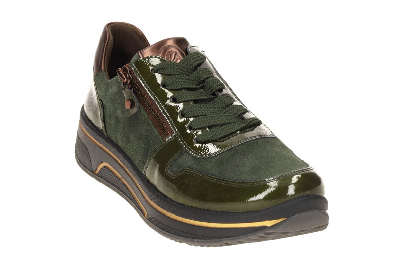 ARA Sapporo 3 Schuhe Sneaker grün metallic Lack 1227540