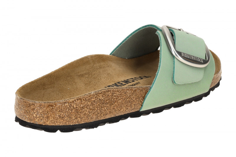 Birkenstock Madrid Big Buckle Pantolette grün Schmal 1029293