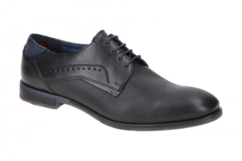 Lloyd Namir Business Schuhe schwarz perforiert 13-076-20