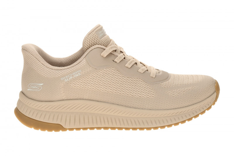 Skechers Bobs Squad 4 Sneakers Schuhe taupe braun SLIP-INS 117624