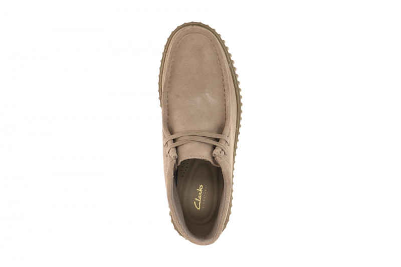 Clarks Torhill Hi Schuhe grau stone Velour 26327244